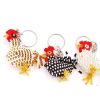 Beaded Rooster Keychain