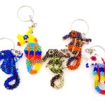 Beaded Seahorse Keychain
