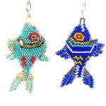 Beaded Fish Keychain