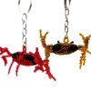 Beaded Crab Keychain