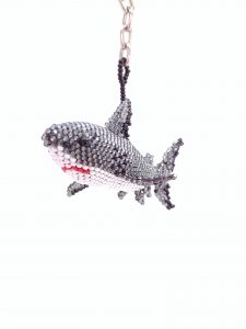 Handcrafted Shark Keychain