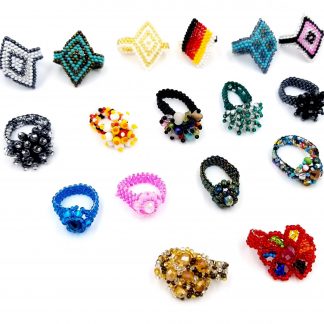 Handcrafted Beaded Rings