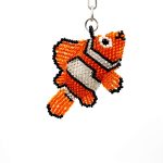 Large Clown Fish Keychain