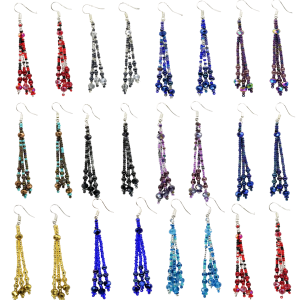 3 Fringe Earrings