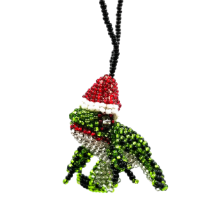 Santa Frog Ornament