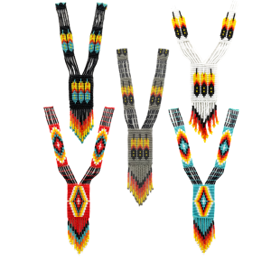 Beaded Necktie Necklace