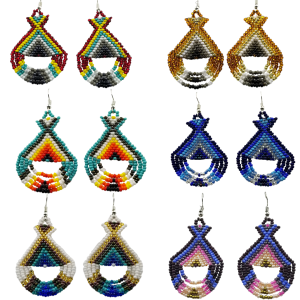 Beaded Tipi Earrings