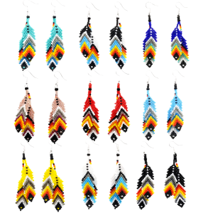 Double Feather Earrings