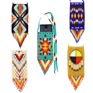 Beaded Necklace Cell Pouch