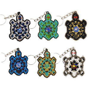 Turtle Medallion Key Chain