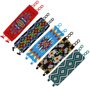 32-strand flat bracelets