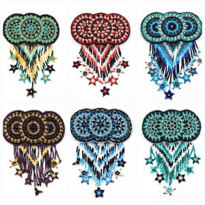 3 Medallion Fringe Large Hair Clip