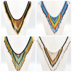 Beaded Fringe Necklace